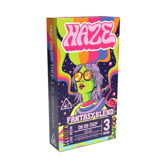 HAZE LIVE RESIN THC DISPOSABLE 3G VAPE