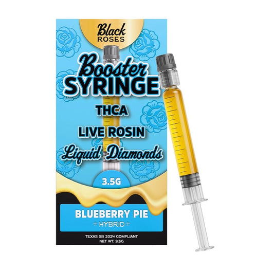 Black Roses THC-A Live Rosin Booster Syringe 3.5g