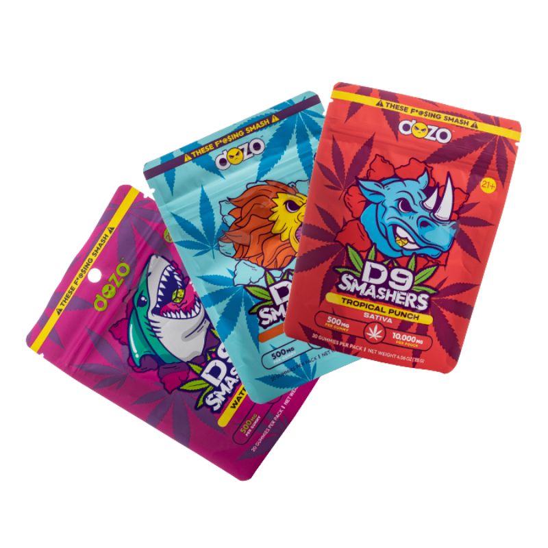 Dozo D9 Smasher Gummies 20ct 500mg Per Gummy