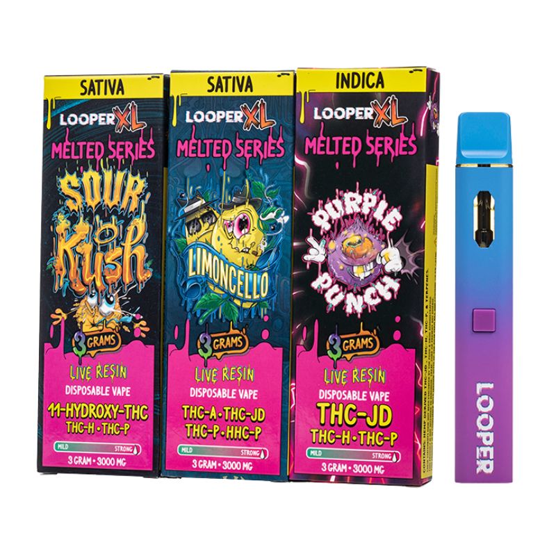 Looper XL Melted Series Live Resin 3g Disposable