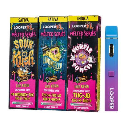 Looper XL Melted Series Live Resin 3g Disposable