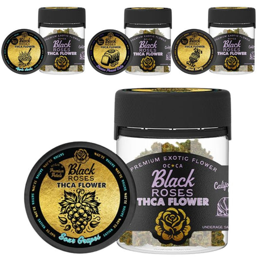 Black Roses Premium Ultra Exotic THC-A Flower 3.5g Jar
