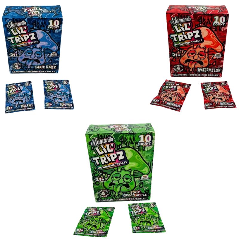 Mamanita Lil Tripz Mushroom Tablets 4ct 3000mg Per Tablet