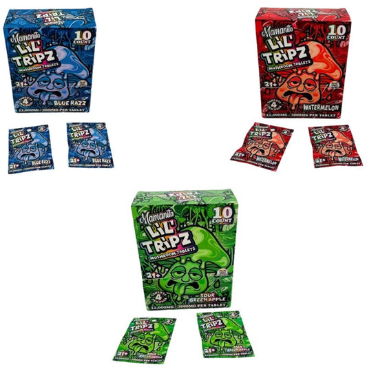 Mamanita Lil Tripz Mushroom Tablets 4ct 3000mg Per Tablet