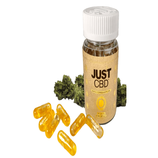 JUST CBD CAPSULES ENERGY FORMULA W/ CBD – 30CT 25MG