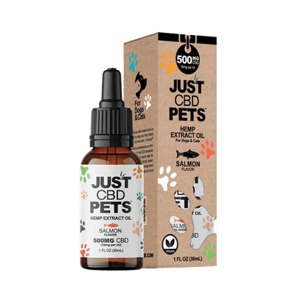 JUST CBD PETS OIL TINCTURE 500MG 1FL OZ