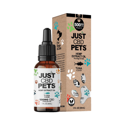 JUST CBD PETS OIL TINCTURE 500MG 1FL OZ