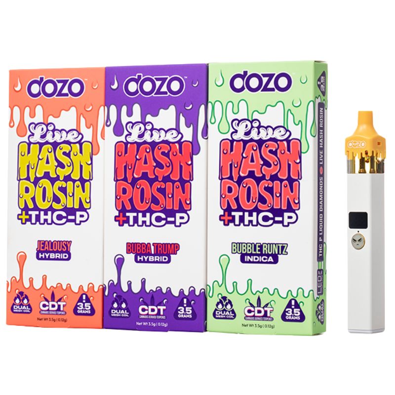 Dozo Live Hash Rosin + THC-P 3.5G Disposable