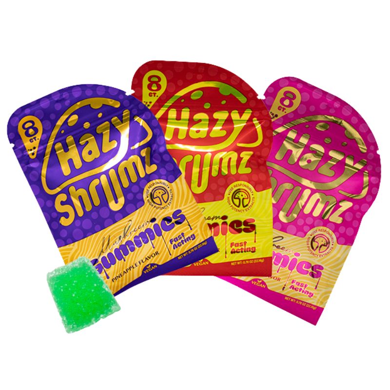 Hazy Shrumz Vegan Mushroom Gummies 8ct