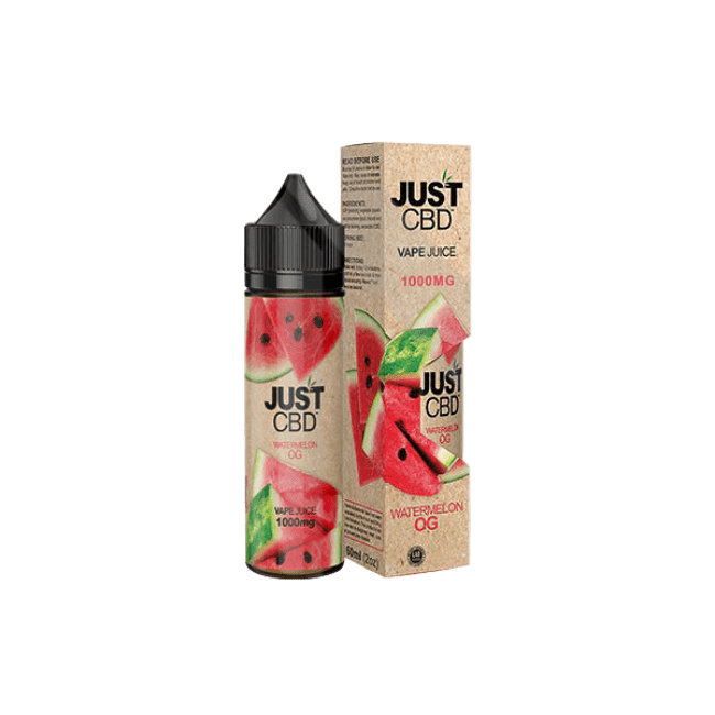 JUST CBD VAPE JUICE 1000MG 60ML – WATERMELON OG