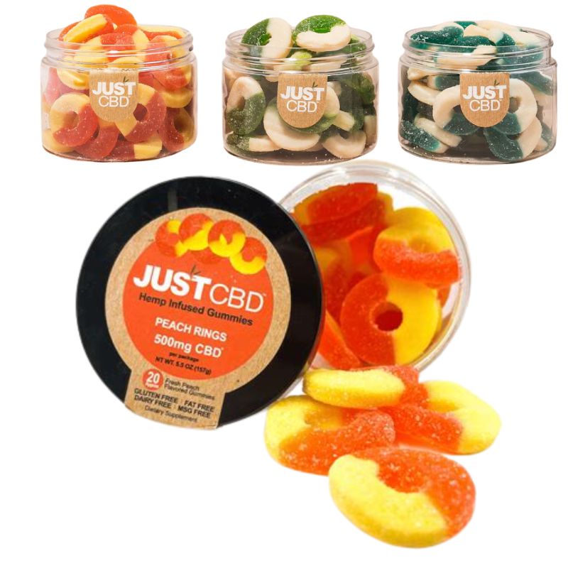JUST CBD Hemp Infused Gummies 500mg
