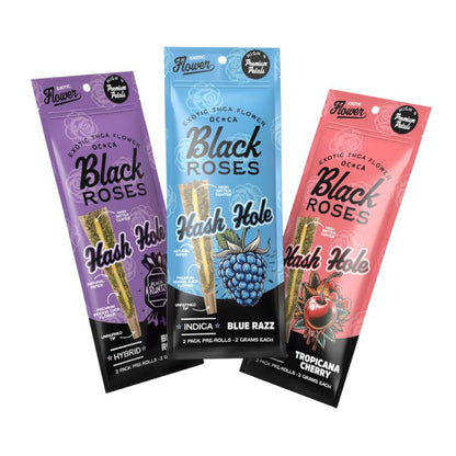 Black Roses Exotic Hash Hole 2g Pre-Rolls 2Pk