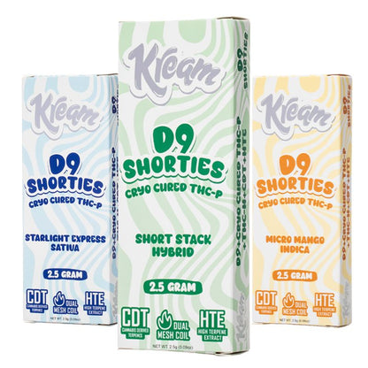 Kream D9 Shorties Cryo Cured THC-P 2.5G Disposable