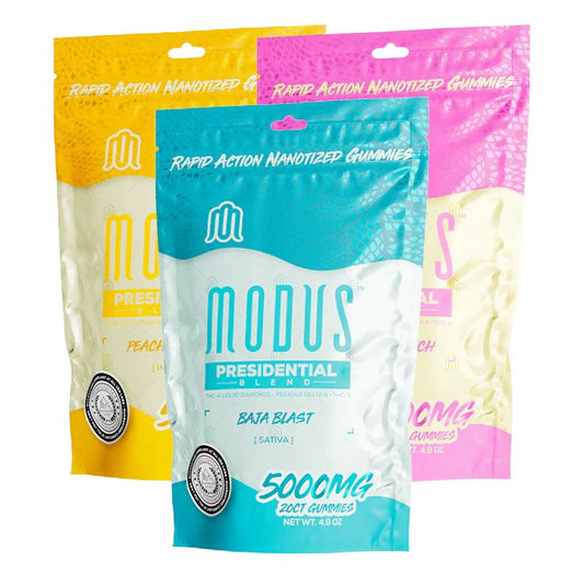 Modus Presidential Blend 20ct 5000mg THC Gummies