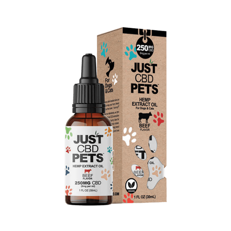 JUST CBD PETS OIL TINCTURE 250MG 1FL OZ