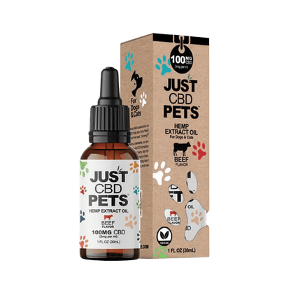 JUST CBD Pets Hemp Extract Oil 100mg