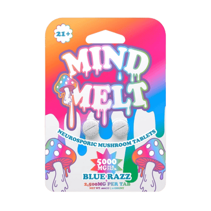 MIND MELT NEUROSPORIC MUSHROOM TABLETS 2CT 5000MG PER PACK