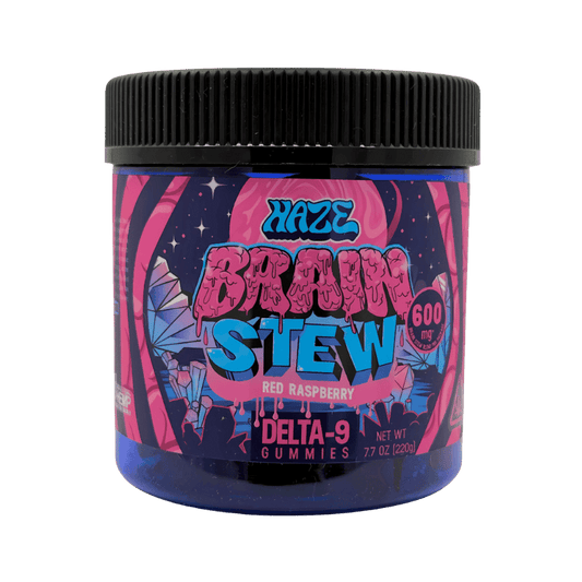 HAZE THCA GUMMIES 600MG – BRAIN STEW(RED RASPBERRY)