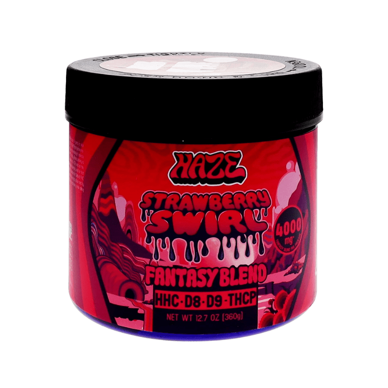 HAZE FANTASY BLEND GUMMIES 4000MG – STRAWBERRY SWIRL