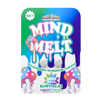 MIND MELT NEUROSPORIC MUSHROOM TABLETS 2CT 5000MG PER PACK