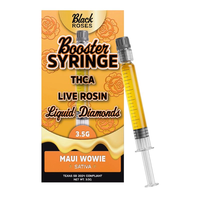 Black Roses THC-A Live Rosin Booster Syringe 3.5g