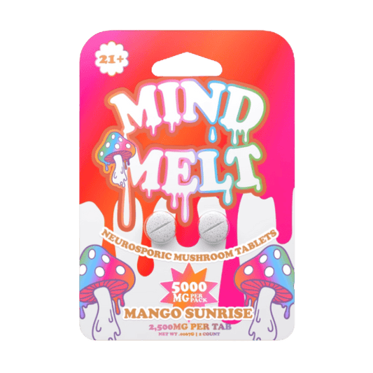 MIND MELT NEUROSPORIC MUSHROOM TABLETS 2CT 5000MG PER PACK
