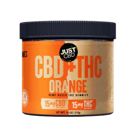 JUST CBD+THC GUMMIES 30MG – ORANGE SLICES