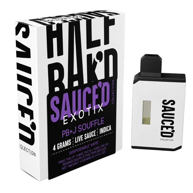 Half Bak’d Sauce’d Exotix 4g Disposable