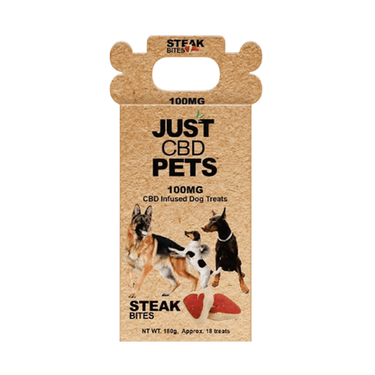 JUST CBD PETS DOG TREATS 100MG