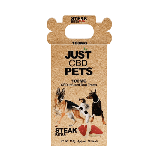 JUST CBD PETS DOG TREATS 100MG