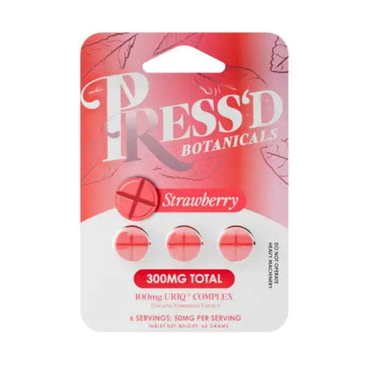 Press’D (NEW FORMULA) Uriq Complex Uncaria Tomentosa Extract Tablets 3CT 100mg Per Tablet