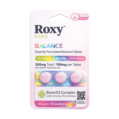 Roxy Xero Balance Botaniq Complex With Uncaria Tomentosa 3ct 100mg Per Tablet