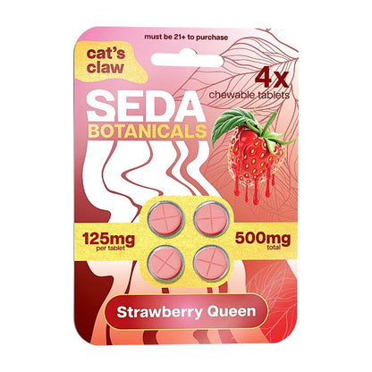 Seda Botanicals Cat’s Claw Chewable Tablets 4ct 125mg Per Tablet