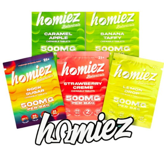 Homiez Botanicals Proprietary Blend Chewable Tablets 10ct 50mg Per Tablet