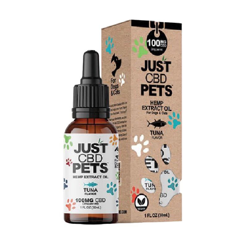 JUST CBD Pets Hemp Extract Oil 100mg