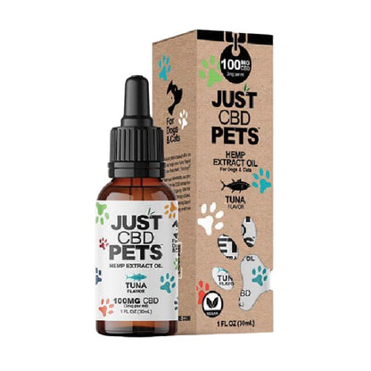 JUST CBD Pets Hemp Extract Oil 100mg