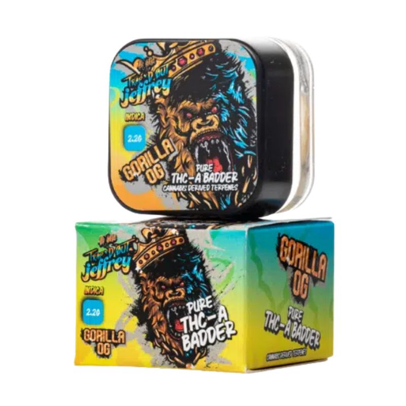 Hixotic Trap'D Out Jeffrey Pure THC-A Badder 2.2g Dabs – Gorilla Og
