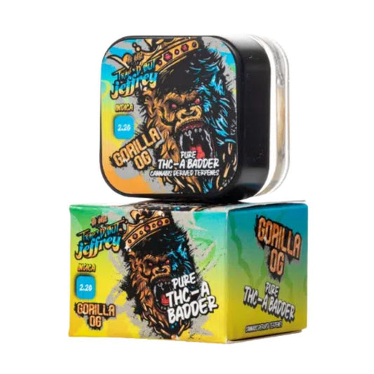 Hixotic Trap'D Out Jeffrey Pure THC-A Badder 2.2g Dabs – Gorilla Og