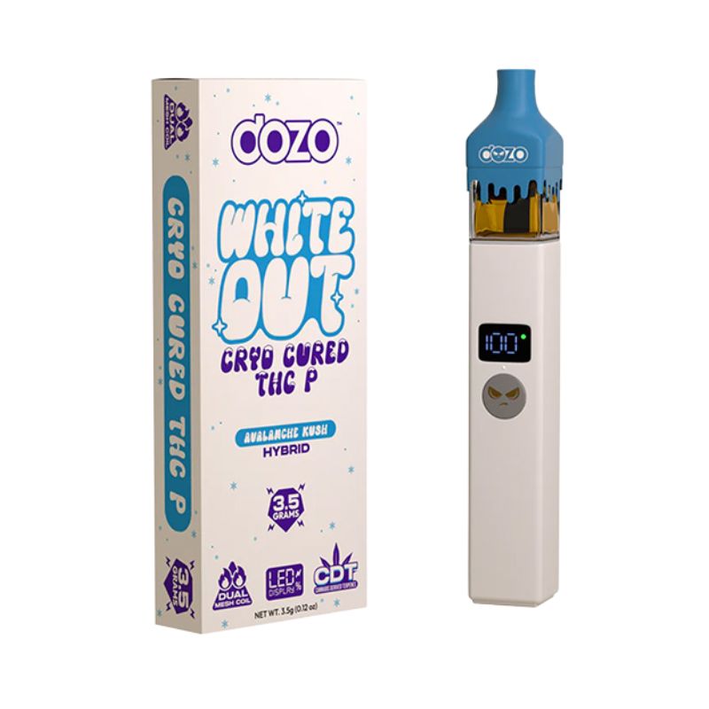 Dozo White Out Cryo Cured THC-P 3.5G Disposable