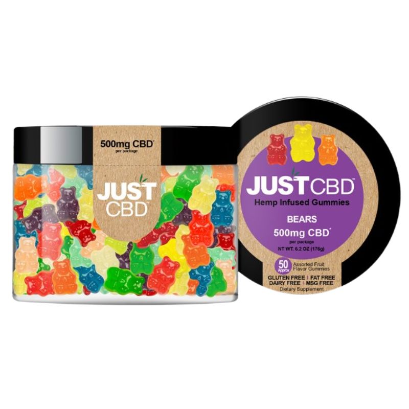 JUST CBD Hemp Infused Gummies 500mg