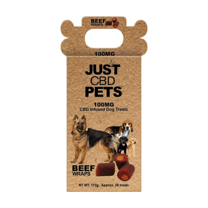 JUST CBD PETS DOG TREATS 100MG