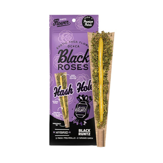 Black Roses Exotic Hash Hole 2g Pre-Rolls 2Pk
