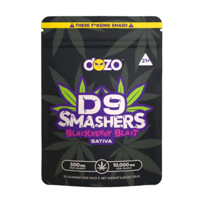 Dozo D9 Smasher Gummies 20ct 500mg Per Gummy
