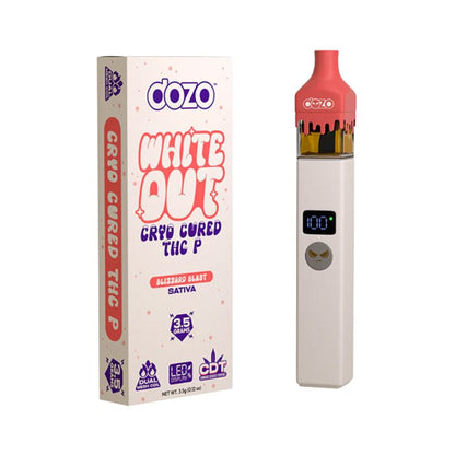 Dozo White Out Cryo Cured THC-P 3.5G Disposable