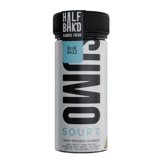 HALF BAK’D D9 Sumo Sour'D Hemp Infused Gummies 25ct 10,000mg