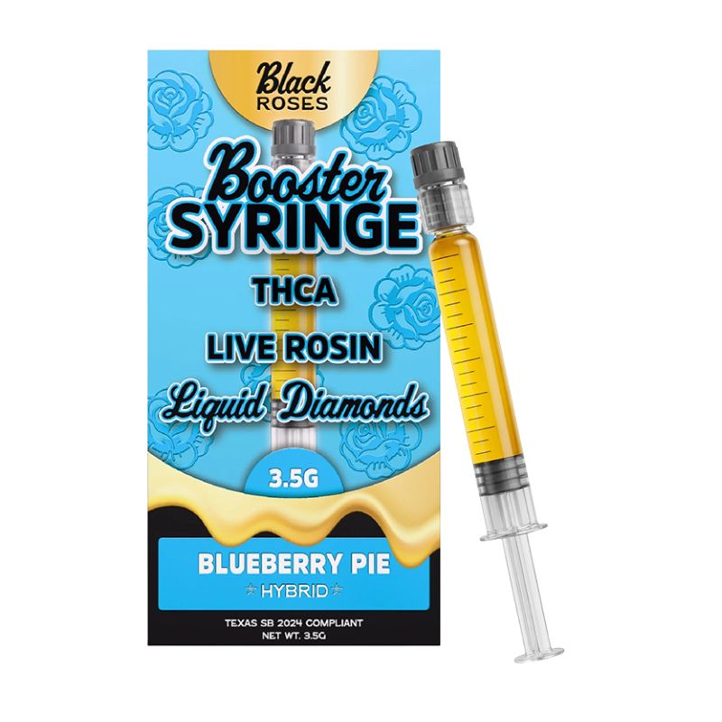 Black Roses THC-A Live Rosin Booster Syringe 3.5g