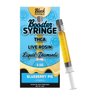Black Roses THC-A Live Rosin Booster Syringe 3.5g