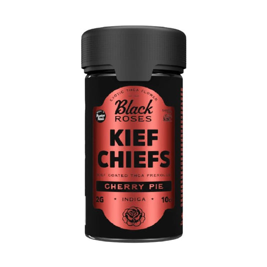 Black Roses Kief Chiefs Exotic Kief Coated Pre-Rolls 2g 10ct Jar