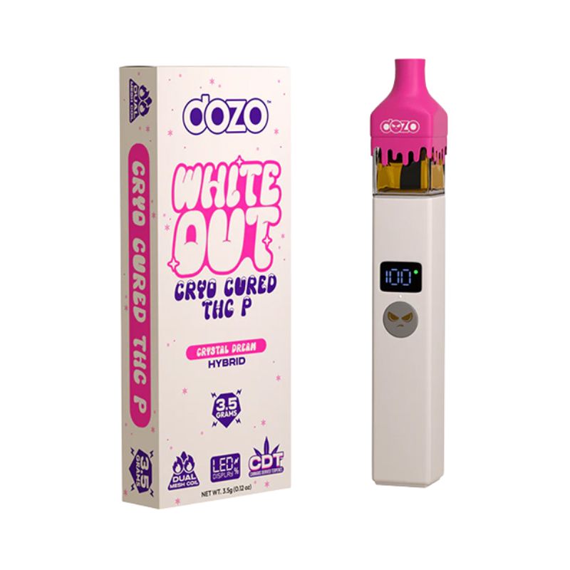 Dozo White Out Cryo Cured THC-P 3.5G Disposable