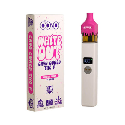 Dozo White Out Cryo Cured THC-P 3.5G Disposable